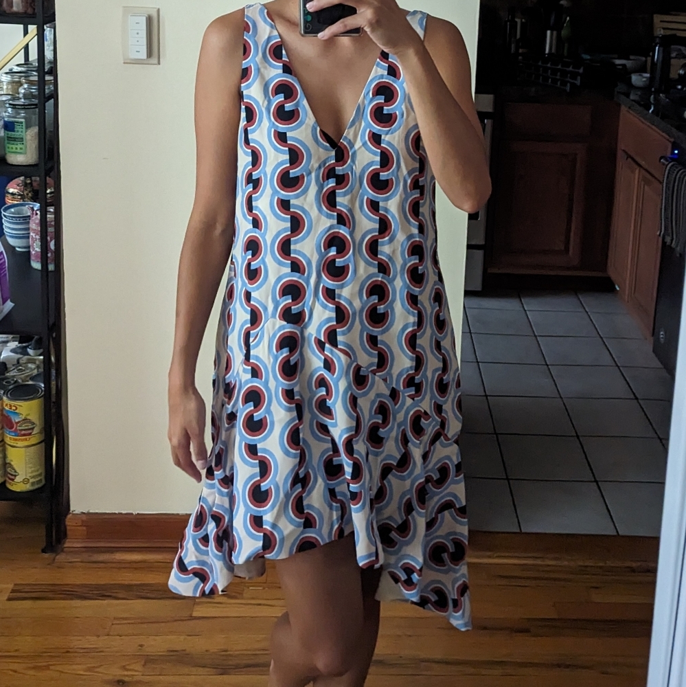 C/Meo Collective Asymmetrical Mod Shift Dress - image 5